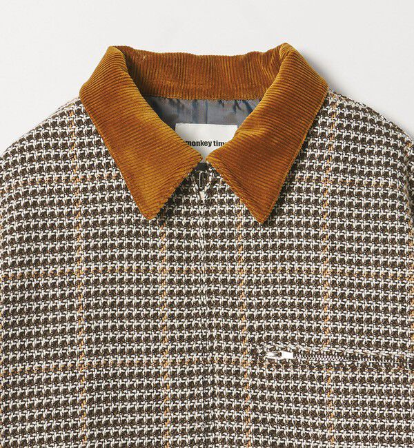 MONKEY TIME「チェック ジップ ワーク ジャケット」|その他|