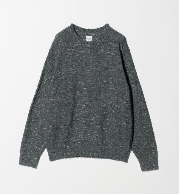 California General Store「＜CGS.＞ミックス シャギー クルーネック ニット」|ニット・セーター|MD.GRAY