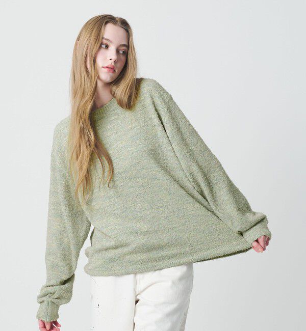 California General Store「＜CGS.＞ミックス シャギー クルーネック ニット」|ニット・セーター|