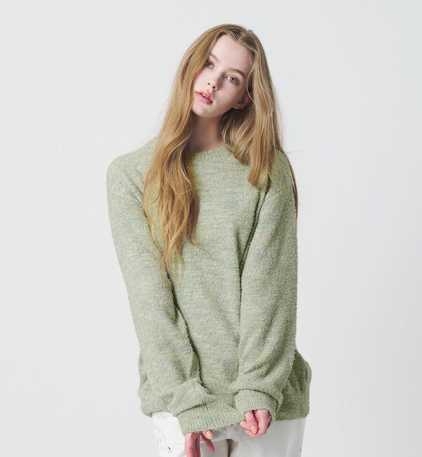 California General Store「＜CGS.＞ミックス シャギー クルーネック ニット」|ニット・セーター|