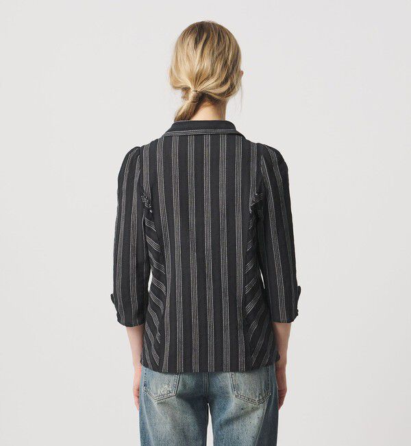 ATTISESSION「＜ATTISESSION＞コットン ギャザー 6分袖 シャツ」|シャツ・ブラウス|