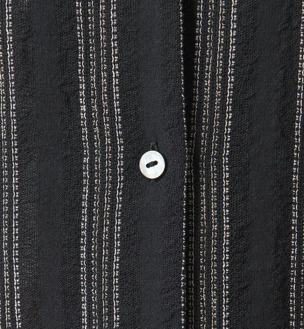 ATTISESSION「＜ATTISESSION＞コットン ギャザー 6分袖 シャツ」|シャツ・ブラウス|