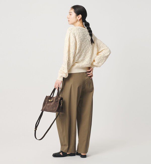 BEAUTY&YOUTH UNITED ARROWS「【WEB限定 Wardrobe DAILY MINIMAL】レース ジップカーディガン ウォッシャブル」|カーディガン|