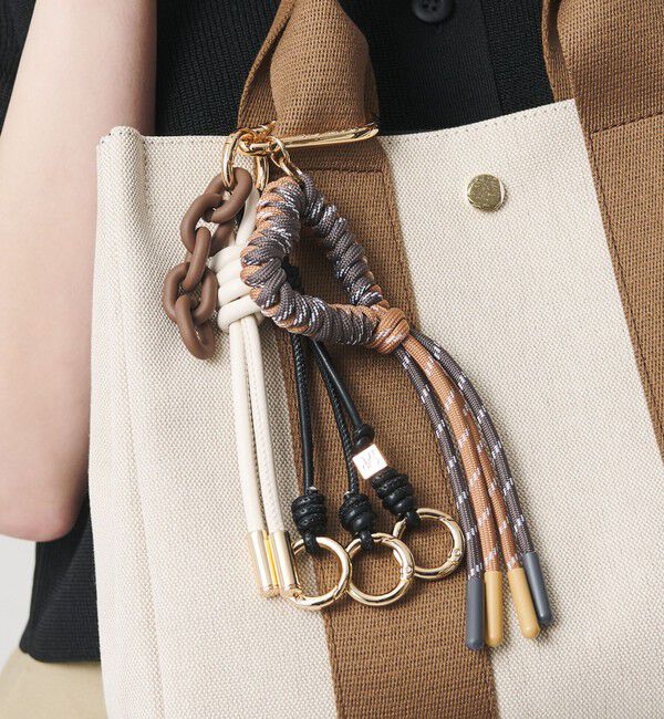 BEAUTY&YOUTH UNITED ARROWS「＜VIOLAd&rsquo;ORO＞コード ハート バッグチャーム」|チャーム・キーホルダー|MD.BROWN