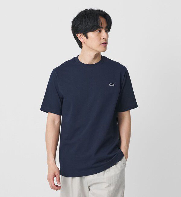 BEAUTY&YOUTH UNITED ARROWS「＜LACOSTE＞アウトライン クロック クルーネック Tシャツ」|Tシャツ・カットソー|NAVY
