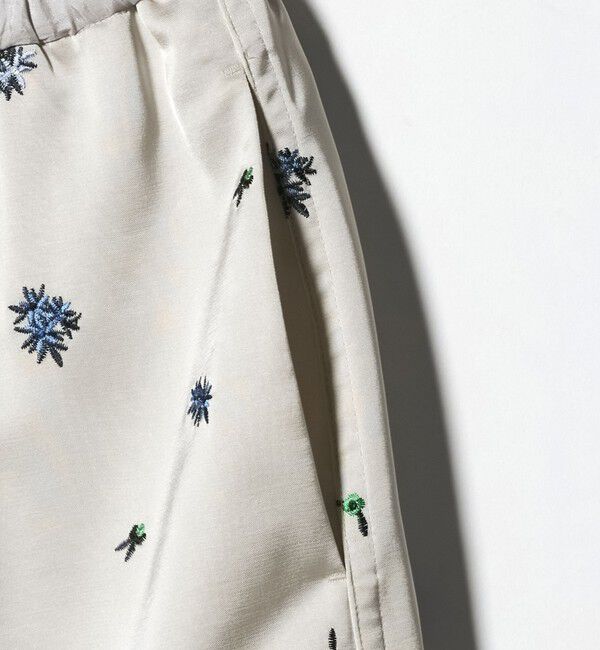 BEAUTY&YOUTH UNITED ARROWS「フラワー エンブロイダリー ドローストリング スカート ウォッシャブル」|スカート|
