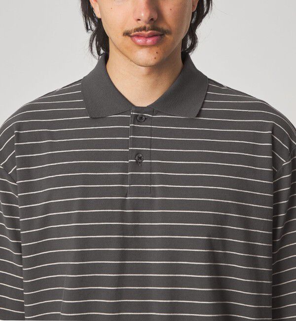 STEVEN ALAN「＜Steven Alan＞ ツイスト ボーダー ポロシャツ」|ポロシャツ|