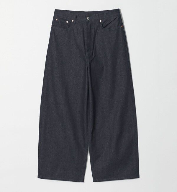 MONKEY TIME「ライトオンス リジッド デニム シンチバック スーパー バギー パンツ」|チノ|