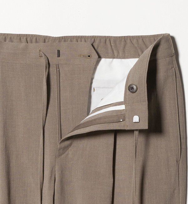 BEAUTY&YOUTH UNITED ARROWS「ソアロン 1プリーツ テーパード イージー パンツ NO.5」|チノ|