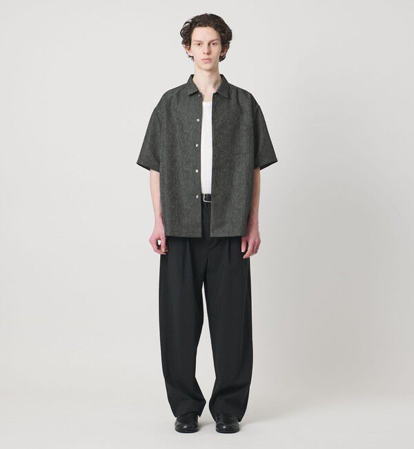 MONKEY TIME「ジャガード ショートスリーブ シャツ」|シャツ・ブラウス|