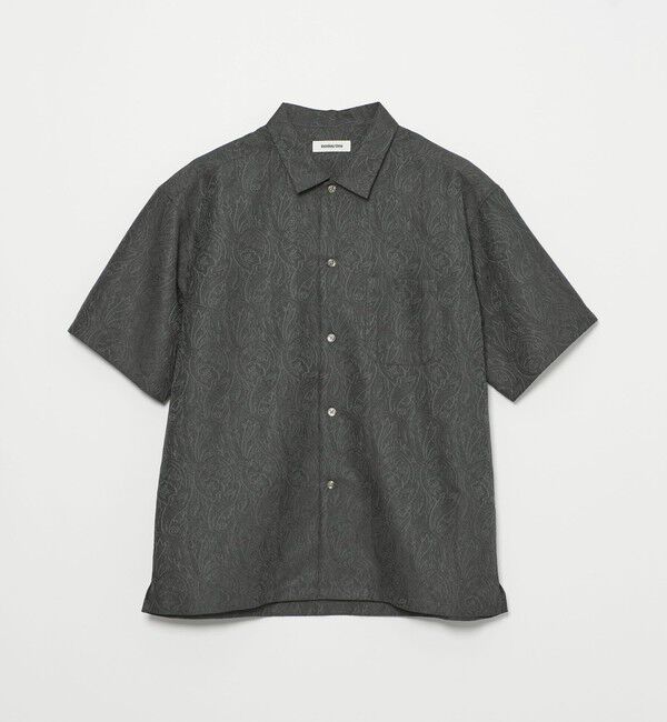 MONKEY TIME「ジャガード ショートスリーブ シャツ」|シャツ・ブラウス|