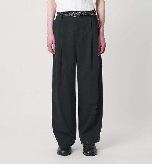 MONKEY TIME「RENU TROシリーズ 2P ワイド パンツ -セットアップ対応-」|チノ|