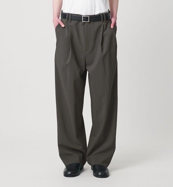 MONKEY TIME「RENU TROシリーズ 2P ワイド パンツ -セットアップ対応-」|チノ|