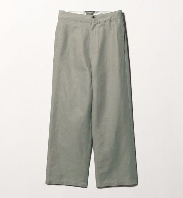 STEVEN ALAN「＜Steven Alan＞バックシンチ ワイドストレート パンツ」|チノ|OLIVE