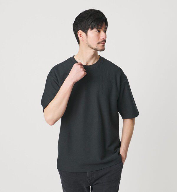 BEAUTY&YOUTH UNITED ARROWS「【WEB限定 WARDROBE SMART】エアリー カノコ カットソー	【抗菌防臭・UVカット】」|Tシャツ・カットソー|