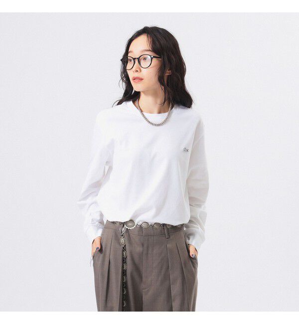 BEAMSBOY「LACOSTE / ベーシック ロングスリーブ Tシャツ」|Tシャツ・カットソー|