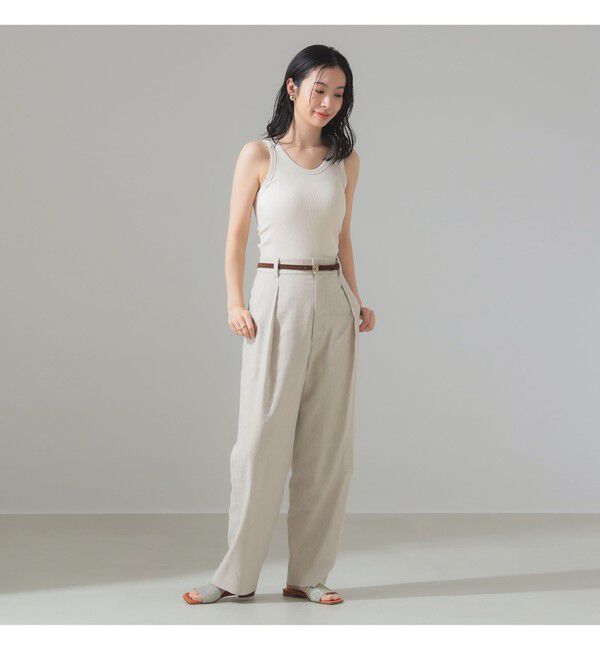 Demi-Luxe BEAMS 「丸胴 テレコ タンクトップ」|Tシャツ・カットソー|