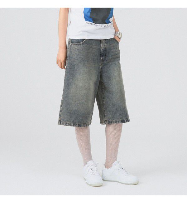 Ray BEAMS 「デニム ハーフ パンツ」|その他|