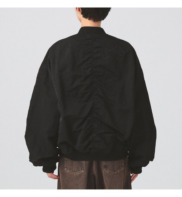 Ray BEAMS 「シャーリング MA-1 ブルゾン」|ブルゾン・スタジャン|