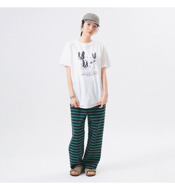 BEAMSBOY「【別注】CHED / DOG Tシャツ」|Tシャツ・カットソー|