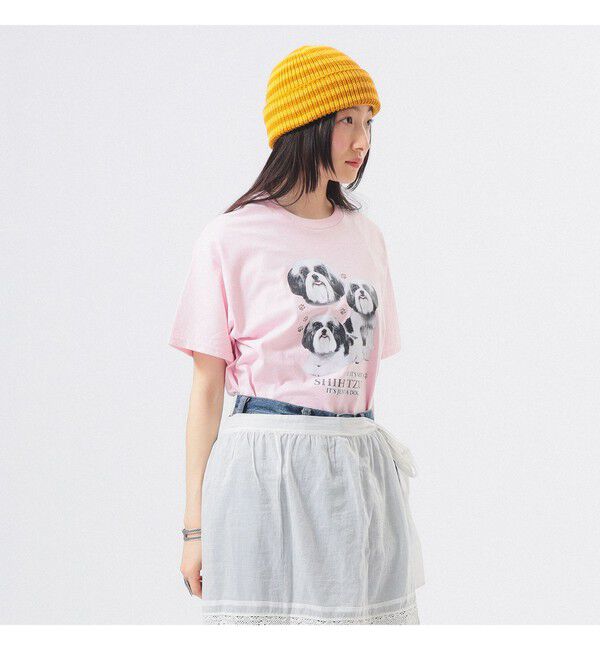 BEAMSBOY「【別注】CHED / DOG Tシャツ」|Tシャツ・カットソー|