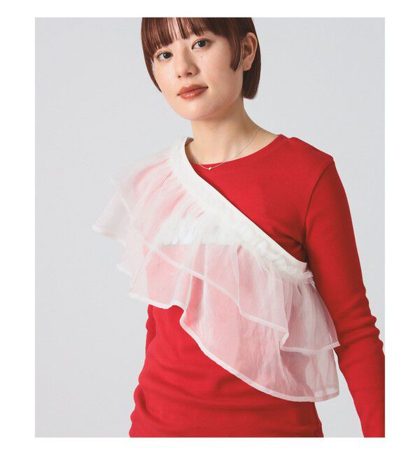 Ray BEAMS 「フリルベルト セット スウェットパンツ」|チノ|