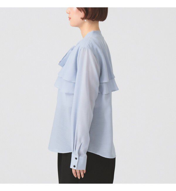 Ray BEAMS 「ボウタイ Wヨーク ブラウス」|シャツ・ブラウス|