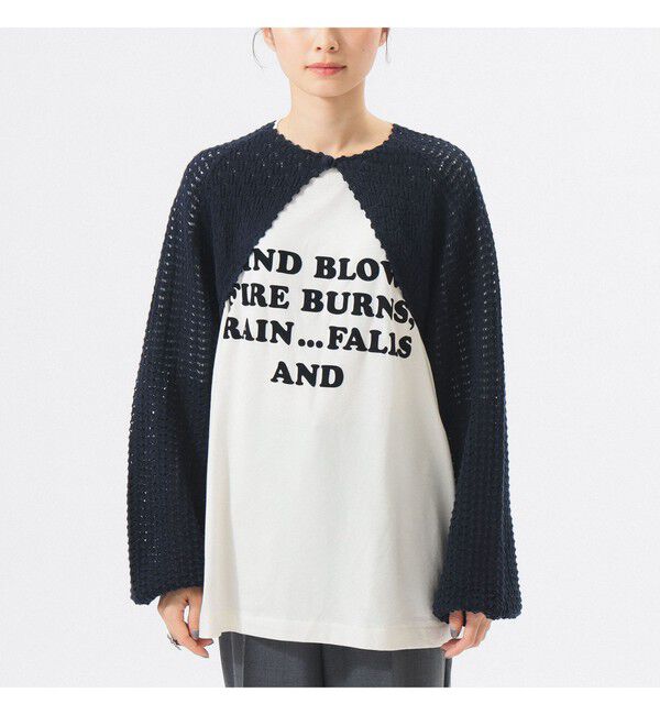 BEAMSBOY「レース ニット ボレロ」|ニット・セーター|