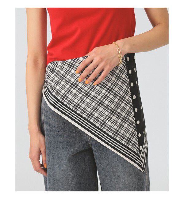 Ray BEAMS 「コットン シルク スカーフ」|バンダナ・スカーフ|