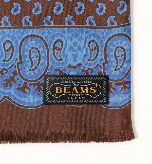 BEAMS PLUS「BEAMS PLUS / Silk Stole Geometric Print」|その他|
