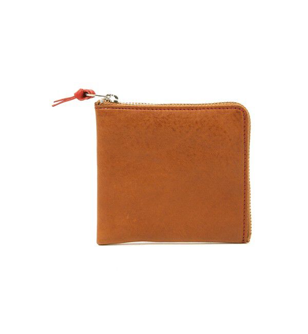 BEAMS PLUS「Double Zip Wallet」|財布|BROWN/RED
