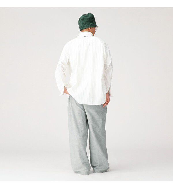 BEAMS「【別注】Champion / リバースウィーブ（R）ワイドパンツ」|チノ|