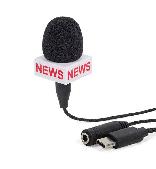 BEAMS「KIKKERLAND / Breaking News Mini Microphone」|モバイルケース|-