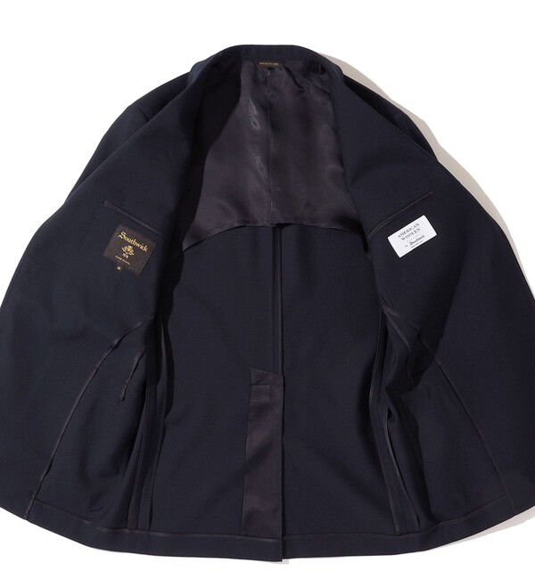 SHIPS「Southwick: CAMBRIDGE ウール ネイビー ブレザー」|テーラードジャケット|