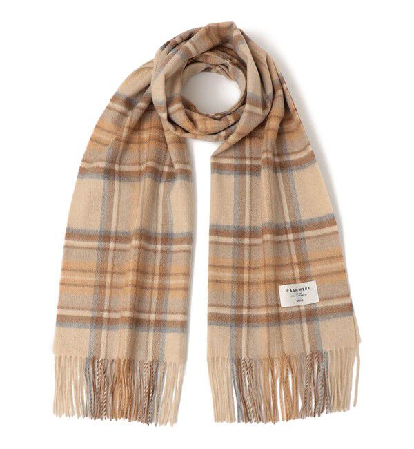 SHIPS for women「チェック カシミヤ ストール」|ストール|