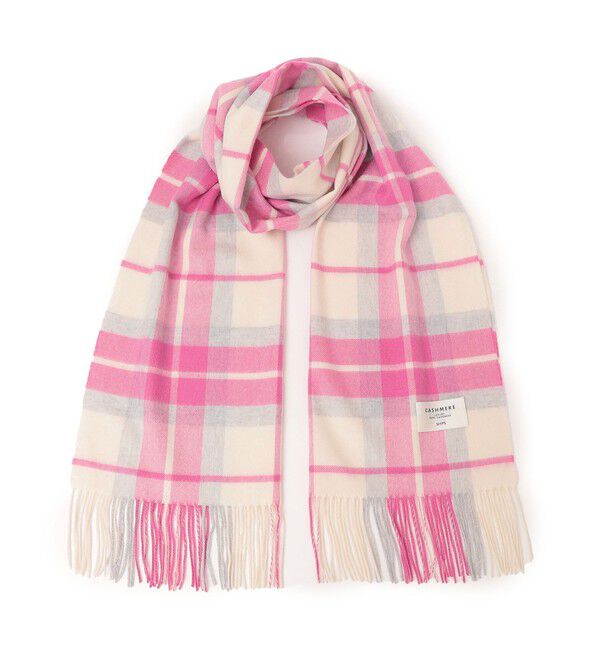 SHIPS for women「チェック カシミヤ ストール」|ストール|