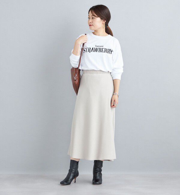 SHIPS for women「〈手洗い可能〉フィブリルサテン マーメイド スカート◇」|スカート|