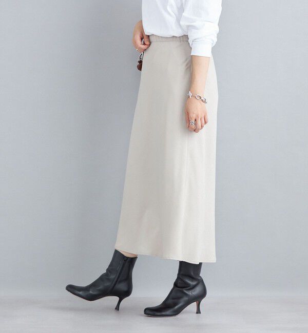 SHIPS for women「〈手洗い可能〉フィブリルサテン マーメイド スカート◇」|スカート|