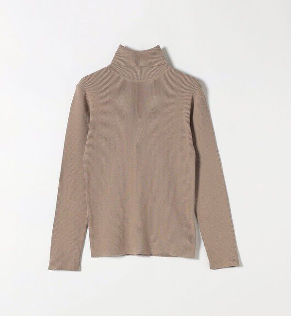 SHIPS any「SHIPS any:〈手洗い可能〉デリケート リブ タートルネック ニット プルオーバー」|ニット・セーター|ブラウン