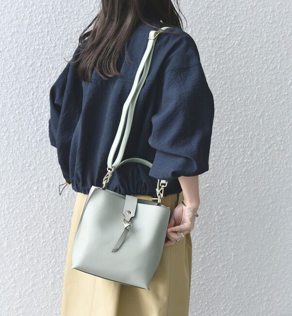 SHIPS any「SHIPS any: バイカラー2WAY スクエア ショルダー バッグ」|ショルダー・メッセンジャー|