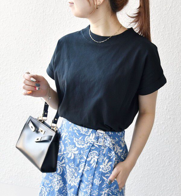 SHIPS any「《一部追加予約》SHIPS any:〈抗菌防臭/洗濯機可能〉USAコットン フレンチスリーブ TEE」|Tシャツ・カットソー|