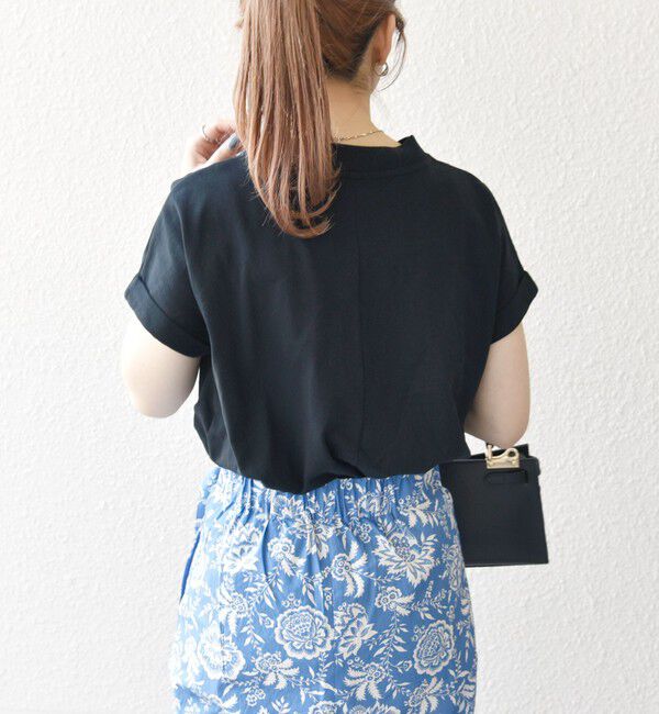 SHIPS any「《一部追加予約》SHIPS any:〈抗菌防臭/洗濯機可能〉USAコットン フレンチスリーブ TEE」|Tシャツ・カットソー|