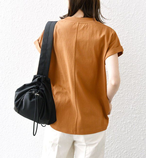 SHIPS any「《一部追加予約》SHIPS any:〈抗菌防臭/洗濯機可能〉USAコットン フレンチスリーブ TEE」|Tシャツ・カットソー|