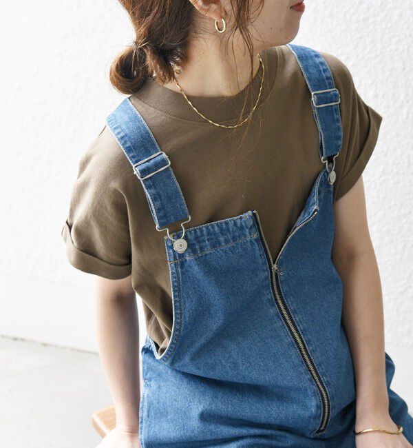 SHIPS any「《一部追加予約》SHIPS any:〈抗菌防臭/洗濯機可能〉USAコットン フレンチスリーブ TEE」|Tシャツ・カットソー|