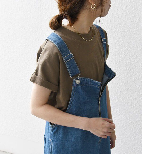 SHIPS any「《一部追加予約》SHIPS any:〈抗菌防臭/洗濯機可能〉USAコットン フレンチスリーブ TEE」|Tシャツ・カットソー|