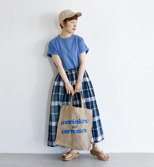 SHIPS any「《一部追加予約》SHIPS any:〈抗菌防臭/洗濯機可能〉USAコットン フレンチスリーブ TEE」|Tシャツ・カットソー|