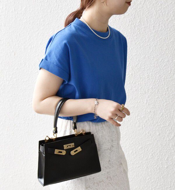 SHIPS any「《一部追加予約》SHIPS any:〈抗菌防臭/洗濯機可能〉USAコットン フレンチスリーブ TEE」|Tシャツ・カットソー|