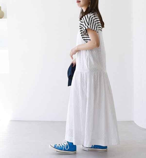 SHIPS any「《一部追加予約》SHIPS any:〈抗菌防臭/洗濯機可能〉USAコットン フレンチスリーブ TEE」|Tシャツ・カットソー|