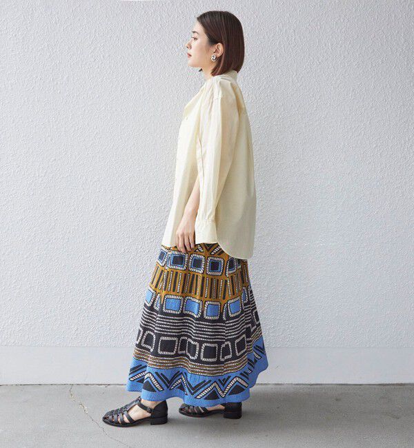 SHIPS for women「〈手洗い可能〉綿 ナイロン シアー オーバー シャツ ◇」|シャツ・ブラウス|