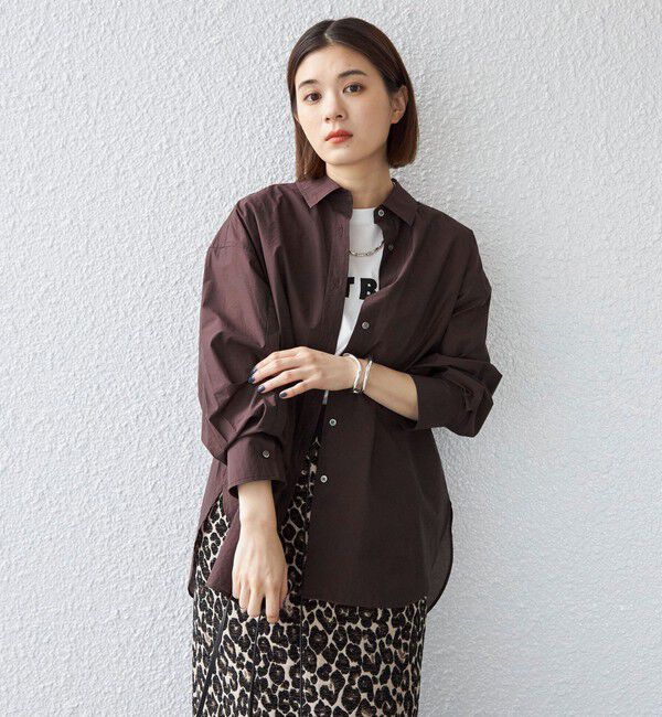 SHIPS for women「〈手洗い可能〉綿 ナイロン シアー オーバー シャツ ◇」|シャツ・ブラウス|